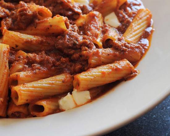 Order Rigatoni Bolognese food online from Saint Rocco's New York Italian store, Dallas on bringmethat.com