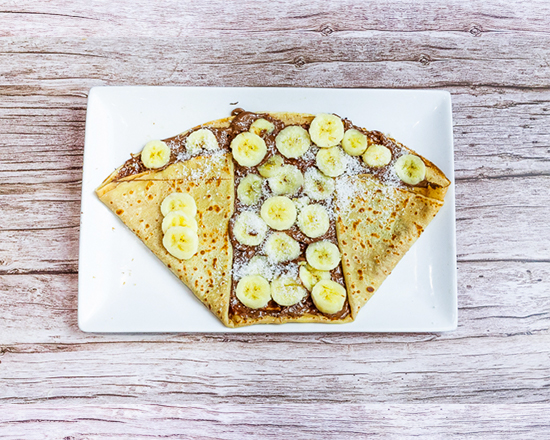 Crêpe Nutella banane coco
