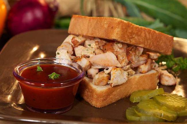 Order Chopped BBQ Chicken Dinner food online from This Is It! store, Decatur on bringmethat.com
