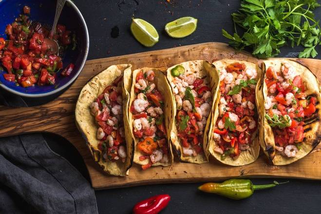 Order Shrimp Taco food online from Mia Quesadillas store, Tucson on bringmethat.com