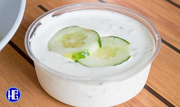 Order Tzatziki 8 oz. food online from The Hungry Greek store, Tampa on bringmethat.com