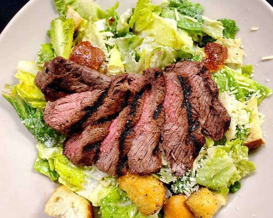 Order Steak Caesar Salad food online from Harold Seltzer Steakhouse store, St. Petersburg on bringmethat.com
