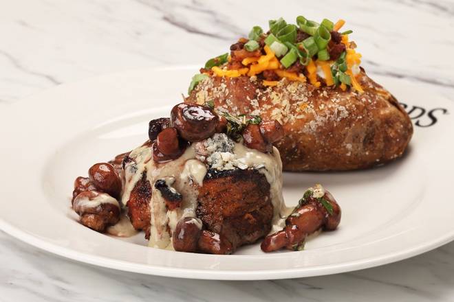 Order Bleu Cheese Filet* food online from Firebirds Wood Fired Grill store, Collegeville on bringmethat.com