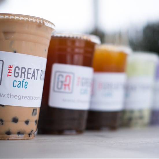 Order Jasmine Milk Tea food online from The Great Room Cafe store, Redondo Beach on bringmethat.com