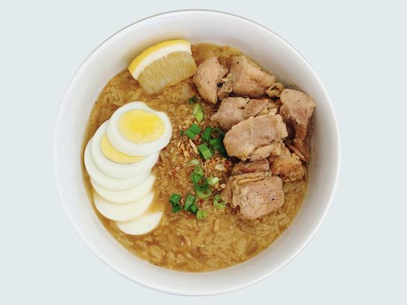 Order Chicken Arroz Caldo food online from Carabao Express store, Austin on bringmethat.com