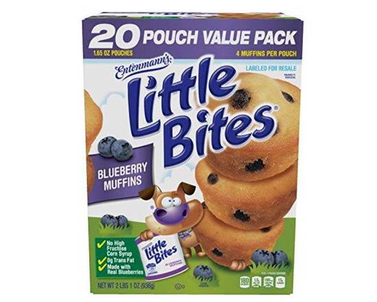 Order Little Bites Blueberry Muffin 8.25 Oz food online from Fresko Market store, Miami on bringmethat.com