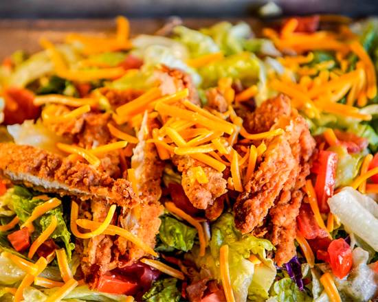 Order Fried Chicken Tender Salad food online from Bar-b-Cutie store, Nashville on bringmethat.com