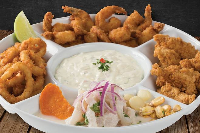 Order Seafood Sampler food online from La Granja store, Weston on bringmethat.com