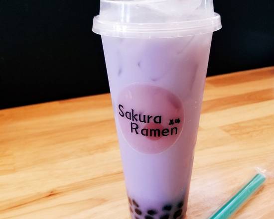Order Taro Bubble Tea 香芋珍珠奶茶 food online from Sakura Ramen store, Southwest Ranches on bringmethat.com