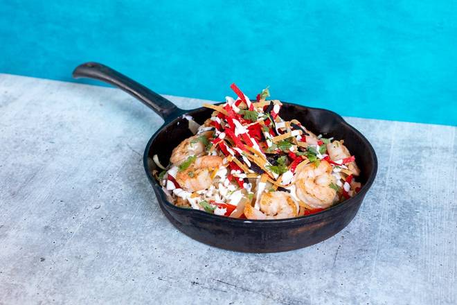 Order Shrimp Skillet food online from Tin Lizzy Cantina store, Tallahassee on bringmethat.com