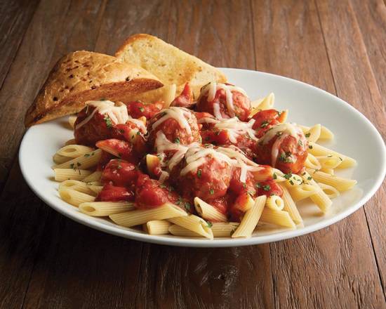 Order Penne Pasta & Meatballs Original food online from Jason Deli store, Decatur on bringmethat.com