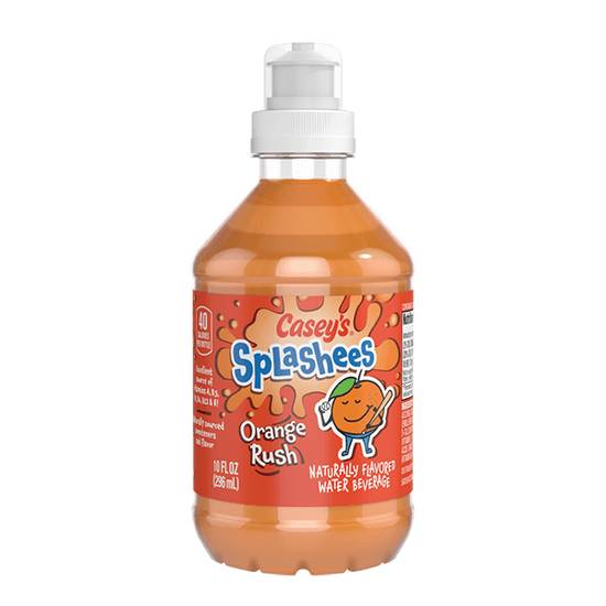 Order Casey's Splashees Orange Rush 10oz food online from Casey's General Store store, Sioux City on bringmethat.com