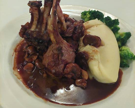 Order Rack of Lamb Special food online from Dante's Place Restaurant-Pizza store, Leonia on bringmethat.com