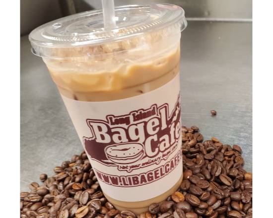 Order Iced Coffee (32oz) food online from Long Island Bagel Cafe store, Scarsdale on bringmethat.com