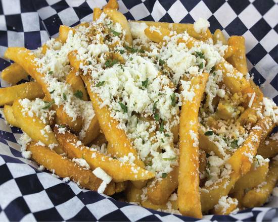 Order Greek Fries food online from Dlara Mediterranean Grill store, Auburn on bringmethat.com