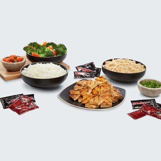 Order Tofu Family Meal food online from Waba Grill store, Claremont on bringmethat.com