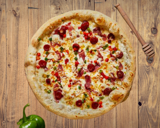 Pizza chèvre miel