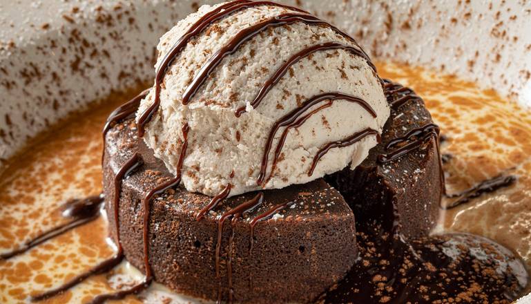 Order Warm Chocolate Cake food online from Brio Tuscan Grille store, Orlando on bringmethat.com