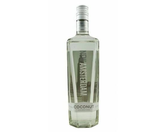 Order New Amsterdam Coconut, 750mL (35.0% ABV) food online from Woodbury Wine & Spirits store, ORLANDO on bringmethat.com