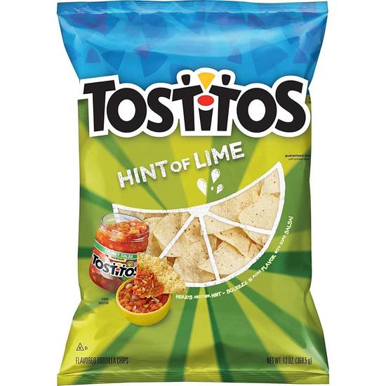 Order Tostito Hint of Lime Chips food online from Santa Monica Liquor store, Santa Monica on bringmethat.com
