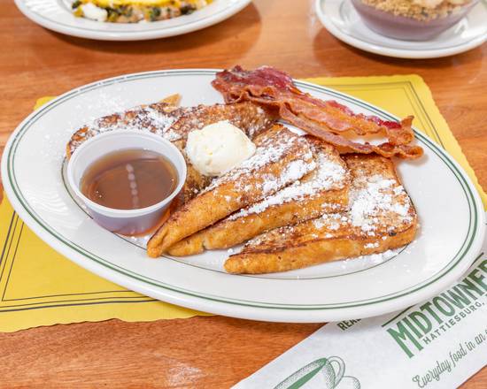 Order French Toast Breakfast food online from The Midtowner store, Hattiesburg on bringmethat.com
