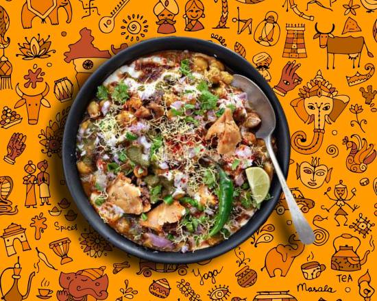 Order Deconstructed Chaat Samosa  food online from Gunpowder Cafe store, Chicago on bringmethat.com
