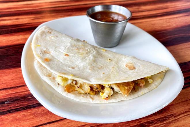 Order Breakfast Taco (1) (V, VG, GF) food online from Kerbey Lane Cafe store, Austin on bringmethat.com
