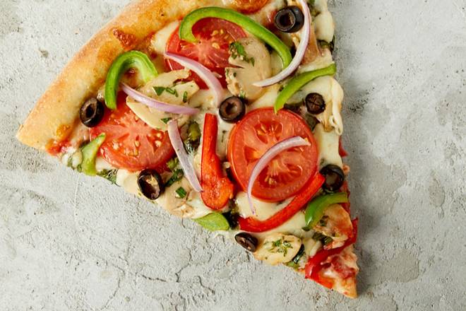 Order NY Veggie Slice food online from Sbarro store, San Rafael on bringmethat.com