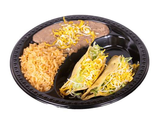Order Combo #9 (Two Chicken Tacos) food online from Muchas Gracias store, Josephine County on bringmethat.com