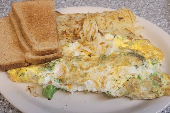 Order Broccoli Omelette
 food online from Fleetwood diner store, Ann Arbor on bringmethat.com