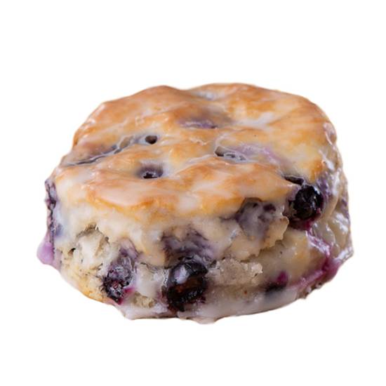 Order Glazed Blueberry Biscuit food online from Rise Biscuits Donuts store, Morrisville on bringmethat.com