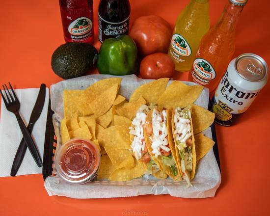 Order Veggie Taco(3) food online from Mr. Burrito Grill store, Red Bank on bringmethat.com