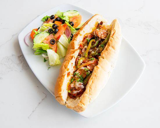 Order Italian Sausage Hero food online from Greco's New York Pizzeria store, Los Angeles on bringmethat.com