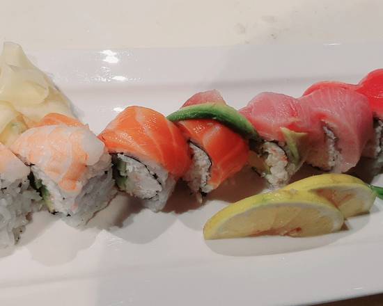 Order Rainbow Roll food online from Izakaya Sushi & Bar store, Renton on bringmethat.com