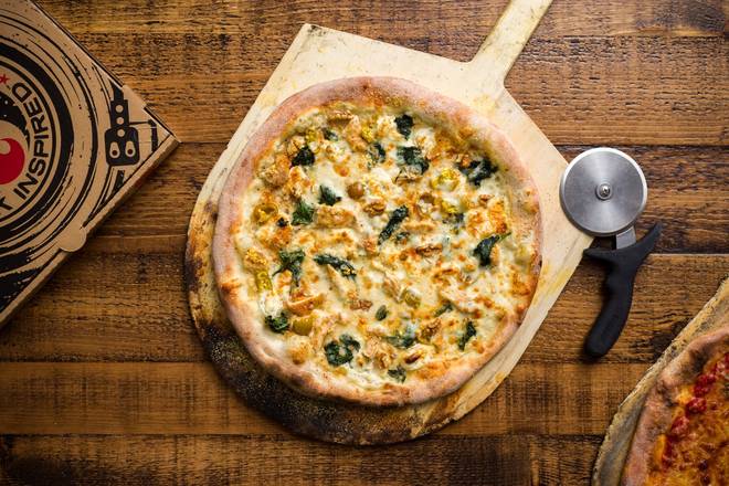 Order Bat Outta Hell (White Sauce) food online from The Rock Wood Fired Pizza store, Tacoma on bringmethat.com