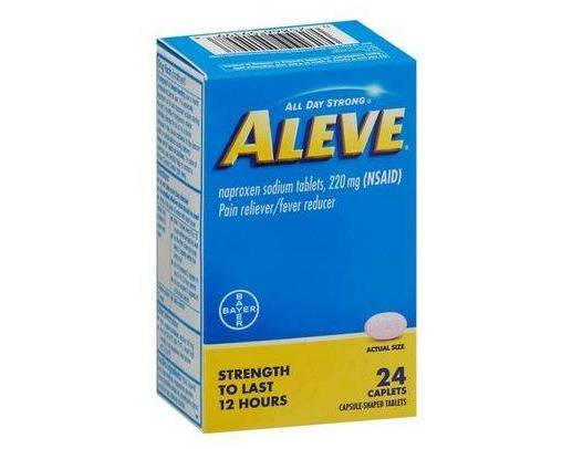 Order Aleve Tablets (24 ct) food online from Shell store, Tampa on bringmethat.com