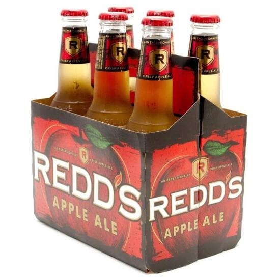 Order REDD'S APPLE ALE 6PK-12OZ BTLS food online from Rocky Liquor store, Claremont on bringmethat.com