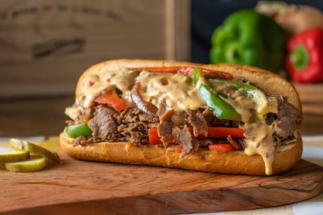 Order Cheese Steak Sandwich food online from Sweet Lou store, Skokie on bringmethat.com