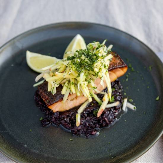 Order Pan-Seared Salmon food online from Gingergrass store, Los Angeles on bringmethat.com