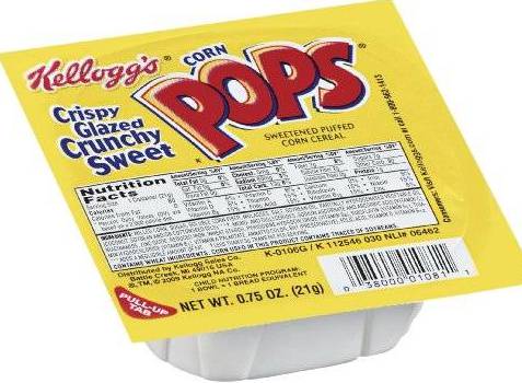 Order Kellogg's & General Mills Cereal Bowl 0.75 oz. Corn Pops food online from Turbo Merce store, Alpharetta on bringmethat.com