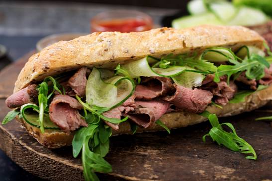 Order The Beefeater Sandwich food online from The Sandwich Cafe store, San Diego on bringmethat.com