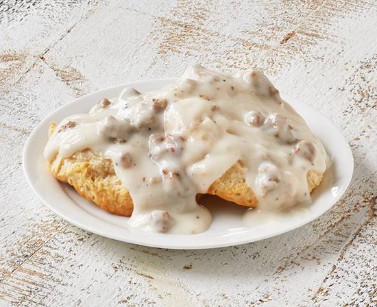 Order 1 Biscuit & Gravy food online from Huddle House store, Cleveland on bringmethat.com