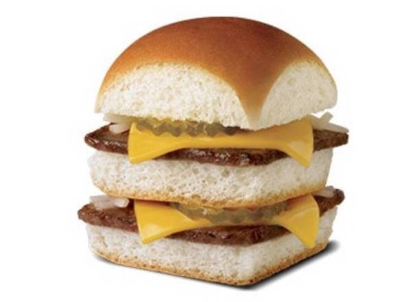 Order DOUBLE CHEESE SLIDER CAL 300-330 food online from White Castle store, Orlando on bringmethat.com