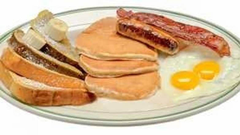 Order Axeman's Griddle Sampler food online from Lumberjacks store, Petaluma on bringmethat.com