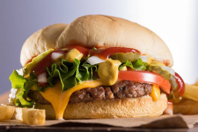 Order CRAFT YOUR OWN - SINGLE food online from Wayback Burgers store, Greenville on bringmethat.com