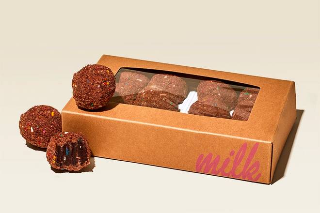 Order Chocolate B'day Cake Truffles Dozen food online from Milk Bar store, Cambridge on bringmethat.com
