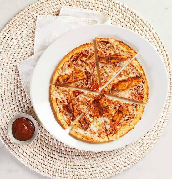 Order GLUTEN-FREE KIDS ORIGINAL BBQ CHICKEN PIZZA food online from California Pizza Kitchen - Tysons Corner store, McLean on bringmethat.com