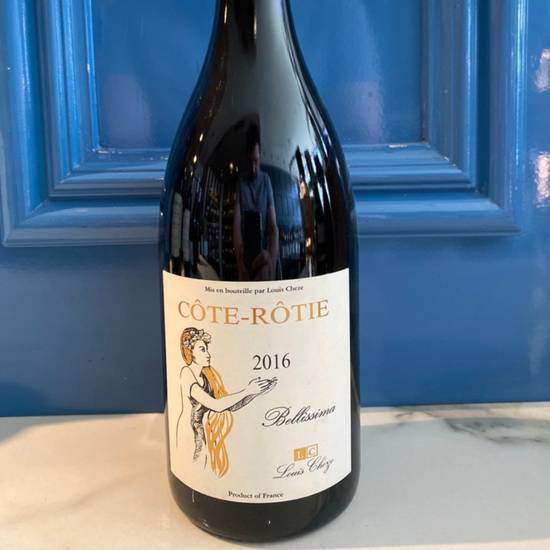 Order 2016 Louis Cheze Cote-Rotie (Syrah) Bellissima, Cote-Rotie, Northern Rhone, France food online from Resolute Wine Shop store, San Francisco on bringmethat.com