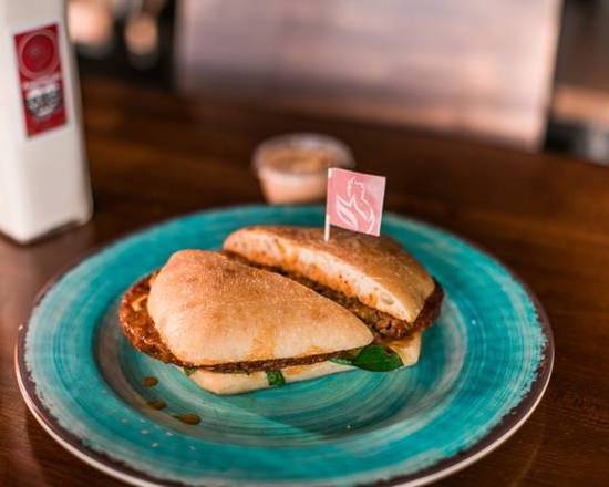 Order Veg Burger food online from The Port Of Peri Peri store, Fremont on bringmethat.com