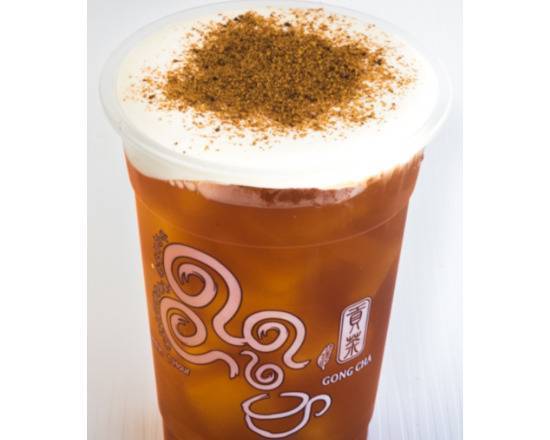 Order Milk Foam Brown Sugar Black Tea food online from Gong Cha store, Sacramento on bringmethat.com
